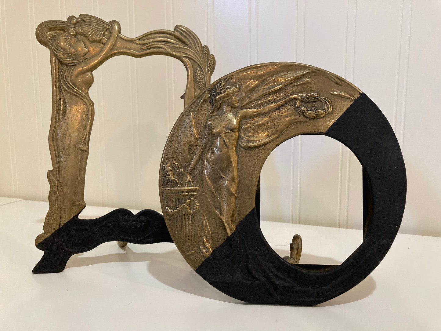 Brass picture frames