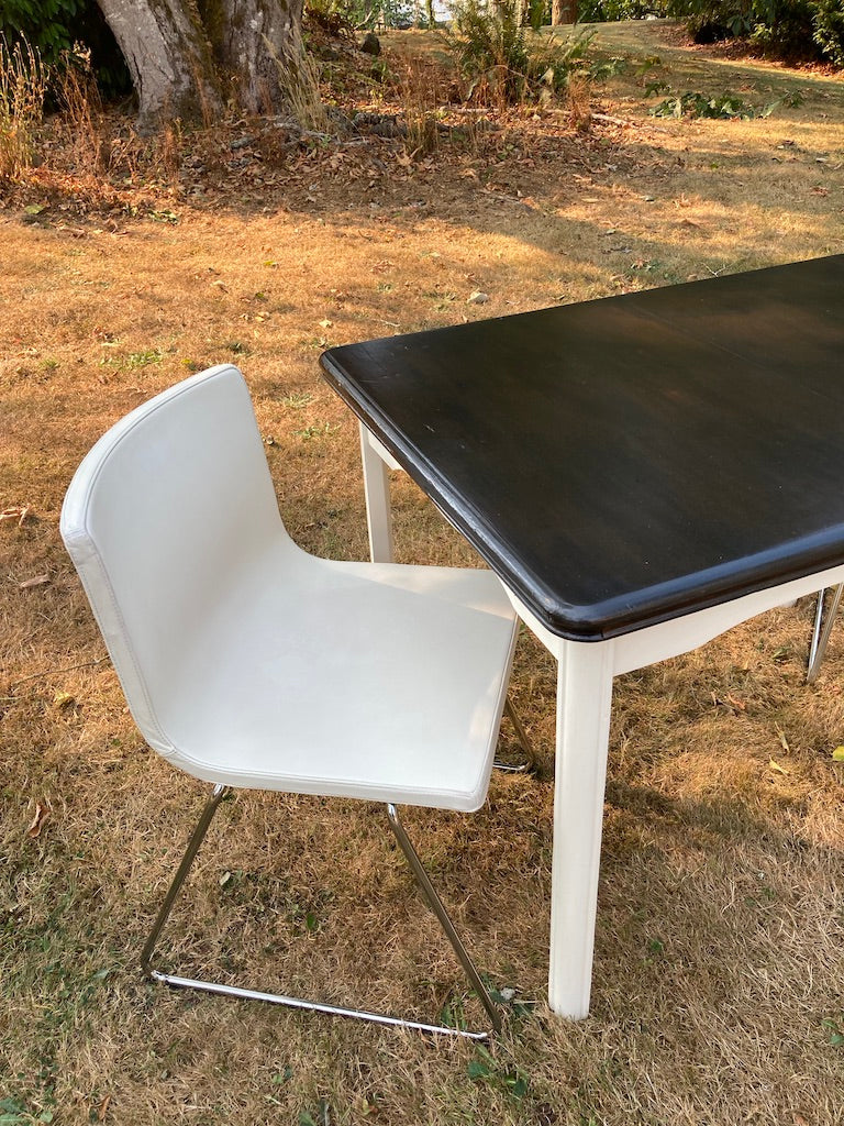 Vintage dining table and chairs