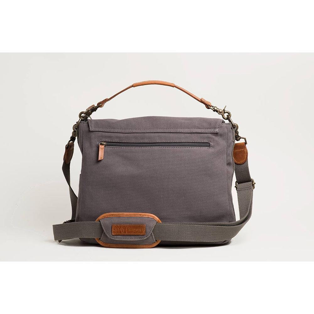 Kelly Moore Kate 2.0 Messenger/Multi-purpose Bag with Removable Basket (Beige Canvas with Brown Trim)